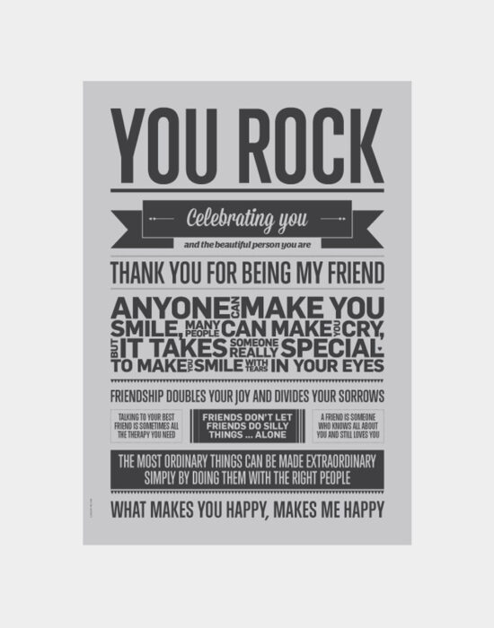 you rock