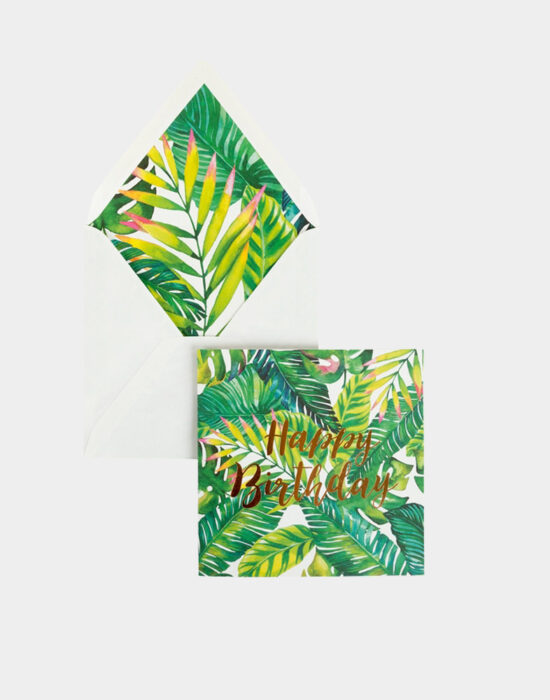 Kaartje CLA: Birthday palm