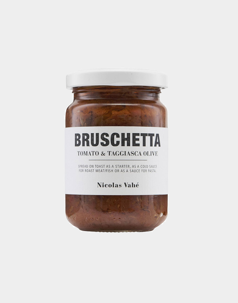 Nicolas vahé: Bruschetta met tomaat en olijven