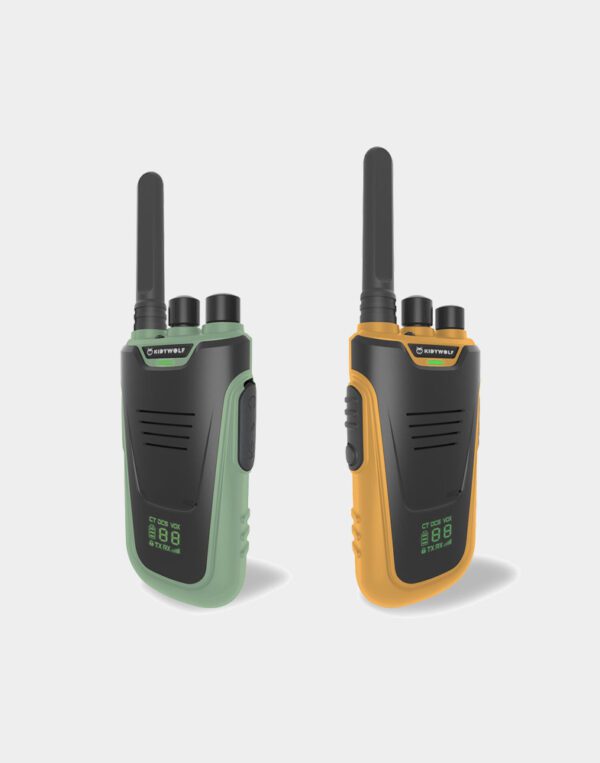 Kidytalk walkie talkies: groen/oranje