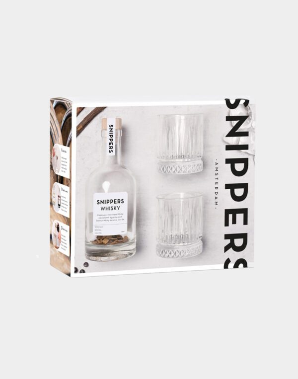 Snippers: Giftpack met 2 glazen, Whisky