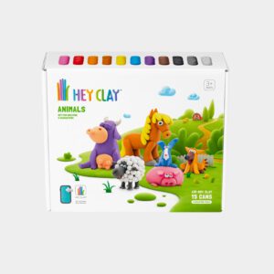 'Hey clay': Set 6 dieren
