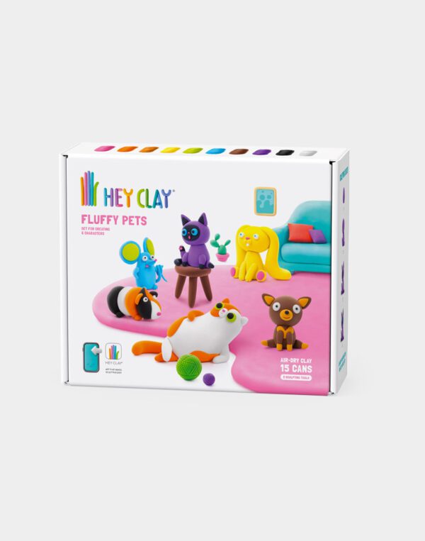'Hey clay': Set 6 fluffy pets