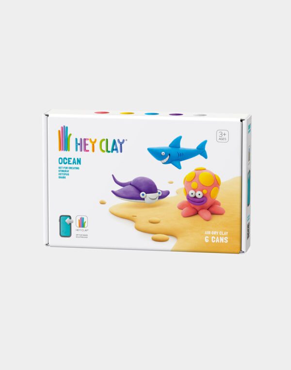 'Hey clay': Set 3 oceaan dieren