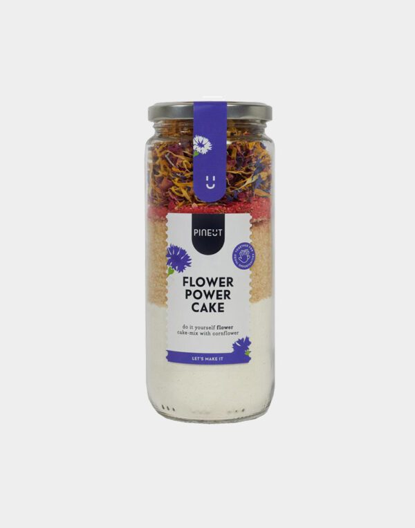 Pineut: 'Cake pot' Flower power cake