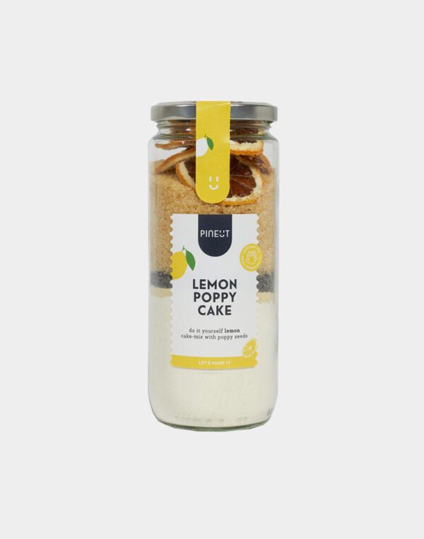Pineut: 'Cake pot' Lemon poppy cake