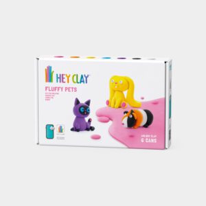 'Hey clay': Set 3 'fluffy pets'