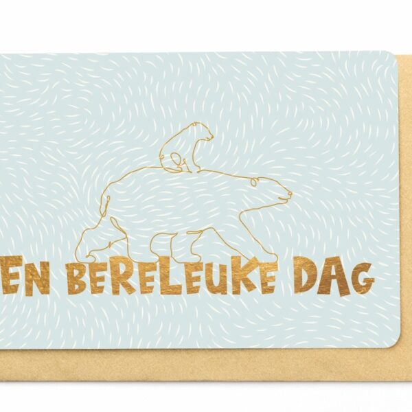 Kaartje Enfant Terrible BB: Een bereleuke dag