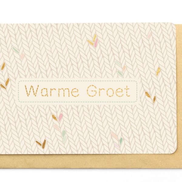 Kaartje Enfant Terrible BB: Warme groet