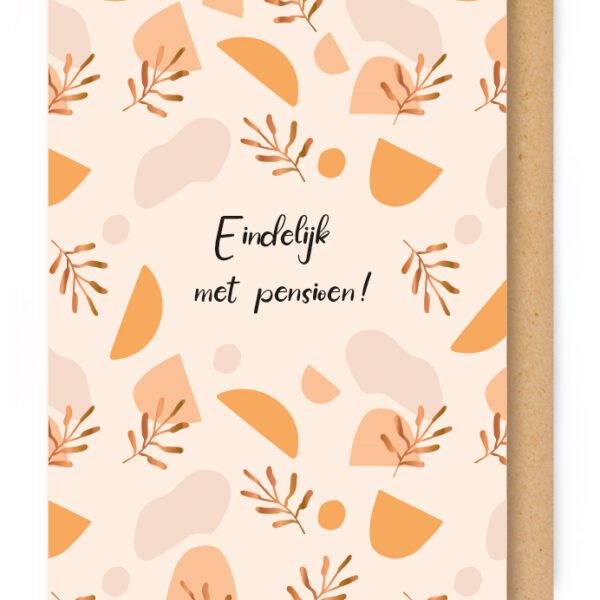 Kaartje Enfant Terrible DTE: Eindelijk met pensioen!