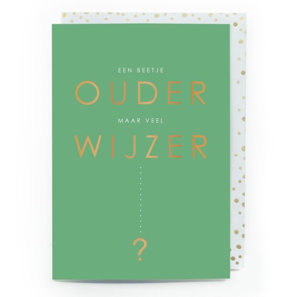Kaartje Little rainbow: Ouder, wijzer