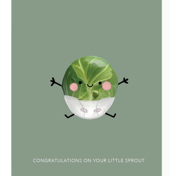 Kaartje mailbox: DP 'Congratulations on your little sprout'