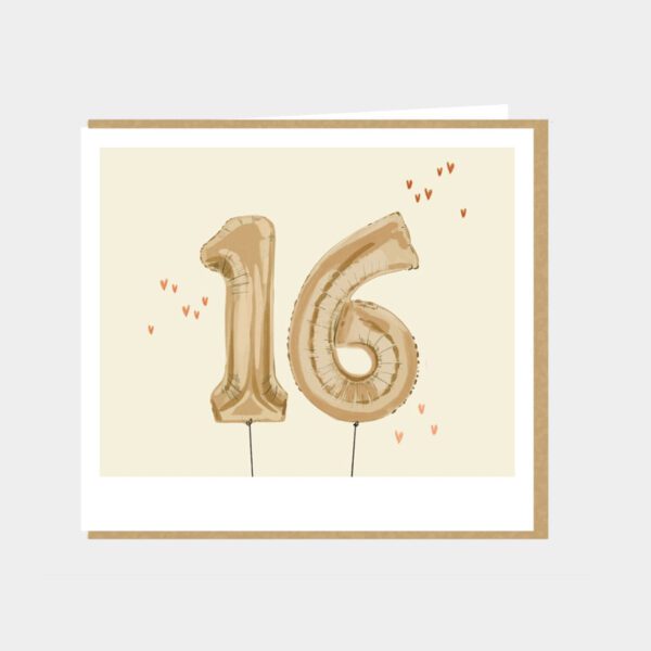 Kaartje 'Kelly Marie': 16 jaar