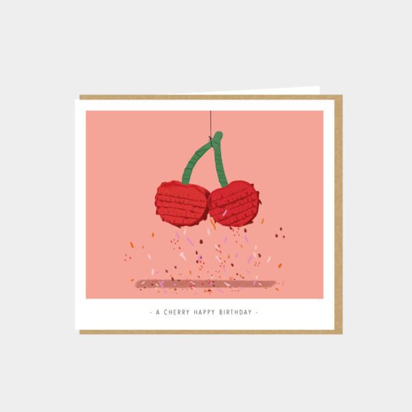 Kaartje 'Kelly Marie': Cherry birthday