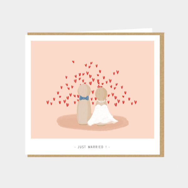 Kaartje 'Kelly Marie': Just married