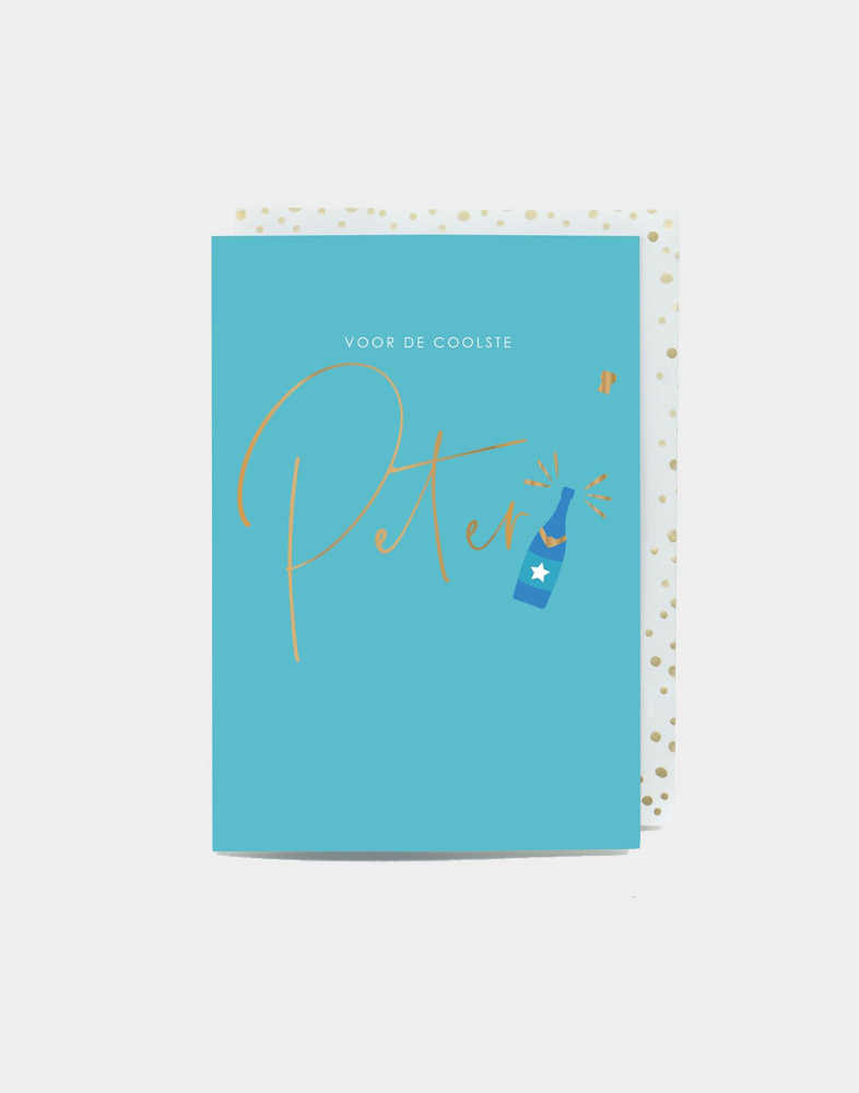 Kaartje Little rainbow: Allerliefste Peter