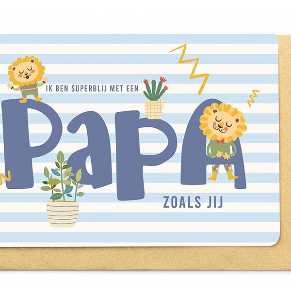 Kaartje ET: 'Superblij met een papa zoals jij'