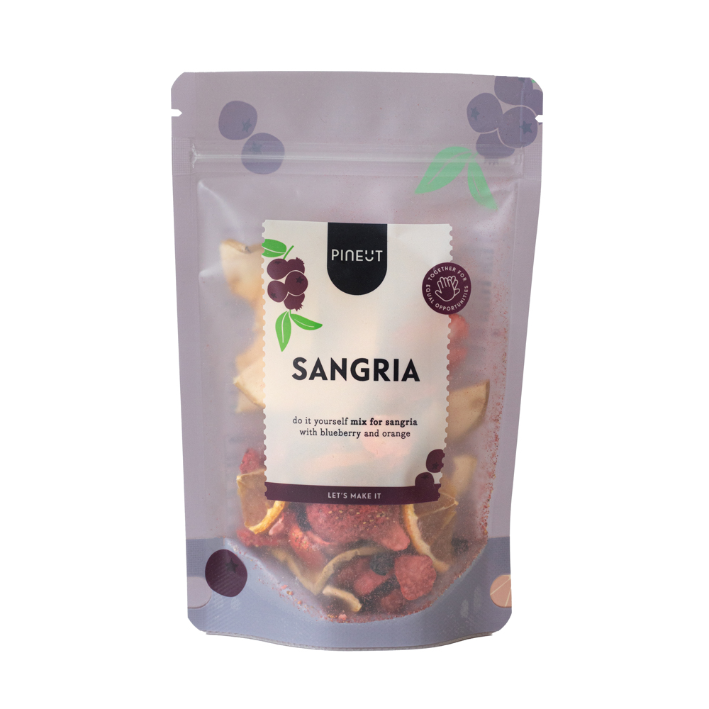 Pineut 'pouchbag' Sangria: rode wijn