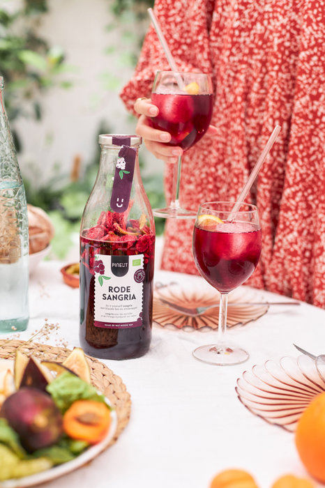 Pineut 'pouchbag' Sangria: rode wijn