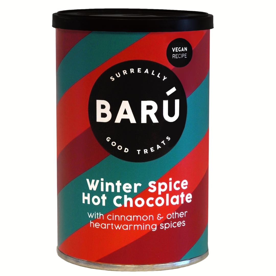 Drinking Winter Spice Hot Chocolate