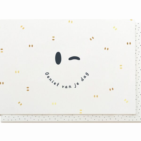 Kaartje Enfant Terrible JTS: Geniet van je dag