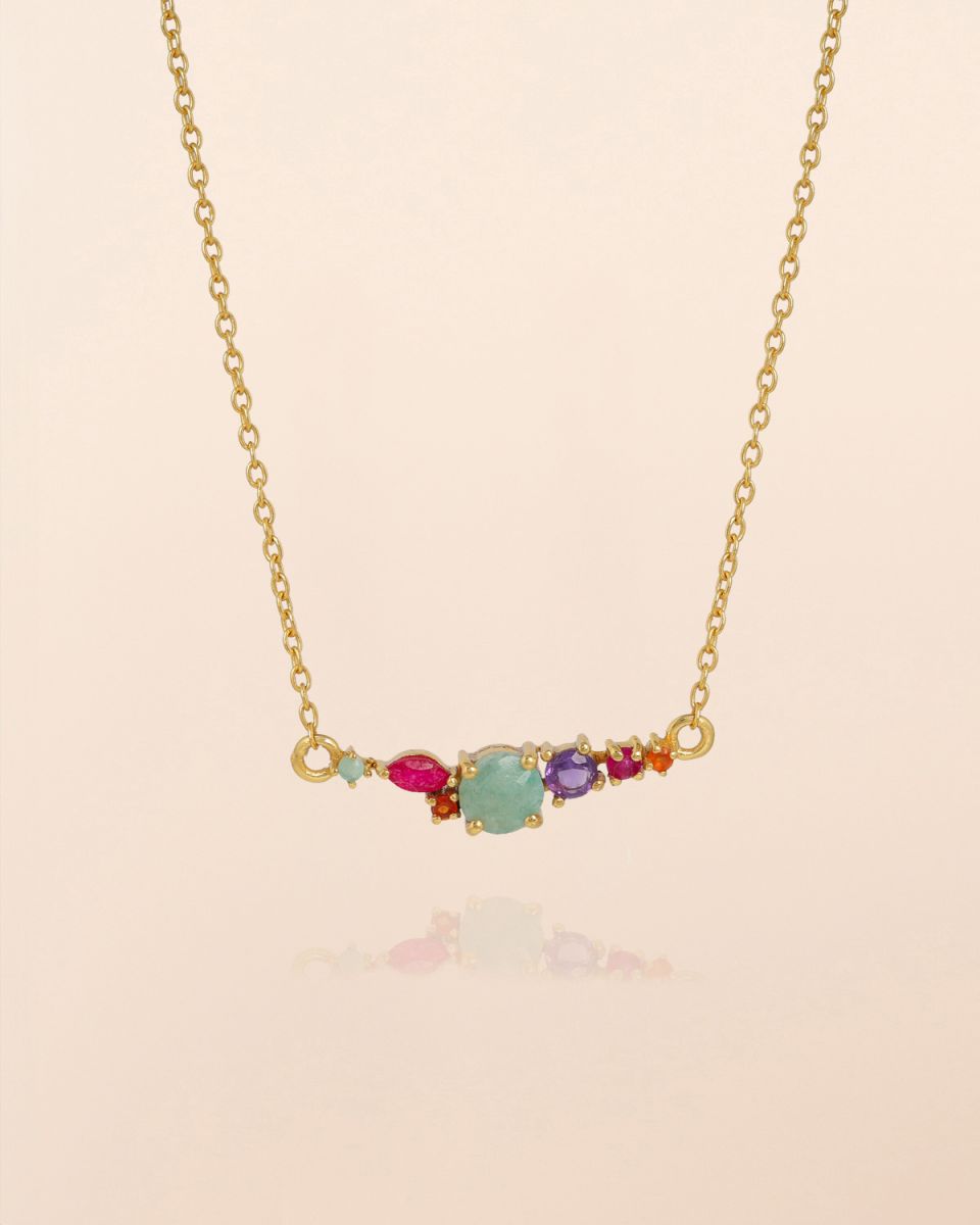 Muja Juma: Ketting 'Phoebe' amazoniet