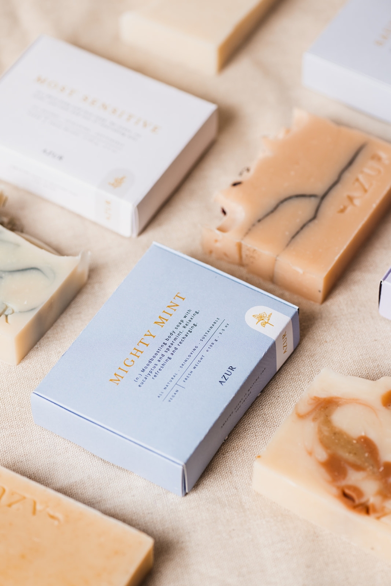 Azur zeep: Crispy Snow