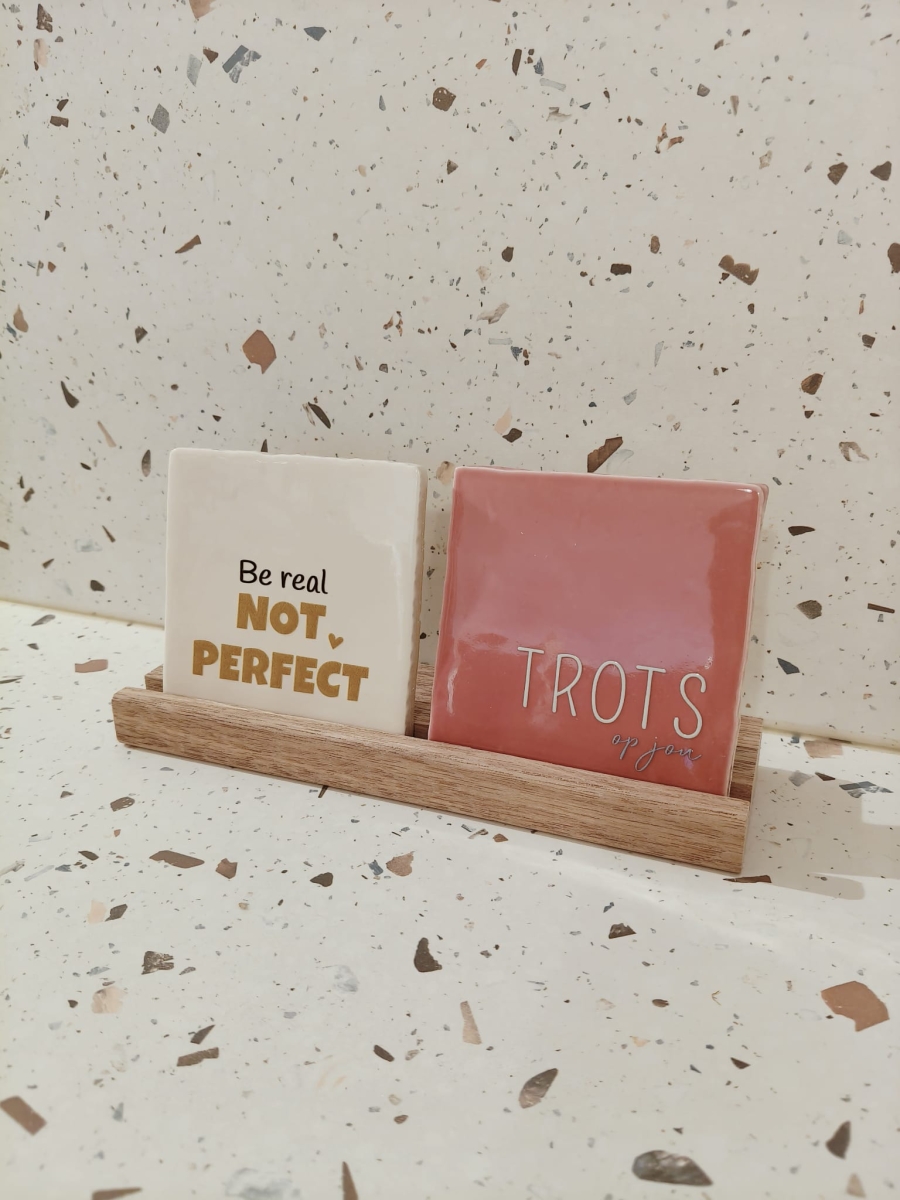 Display DUO voor keramieken tegeltje