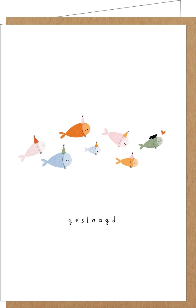 Kaartje Klein liefs: Geslaagd