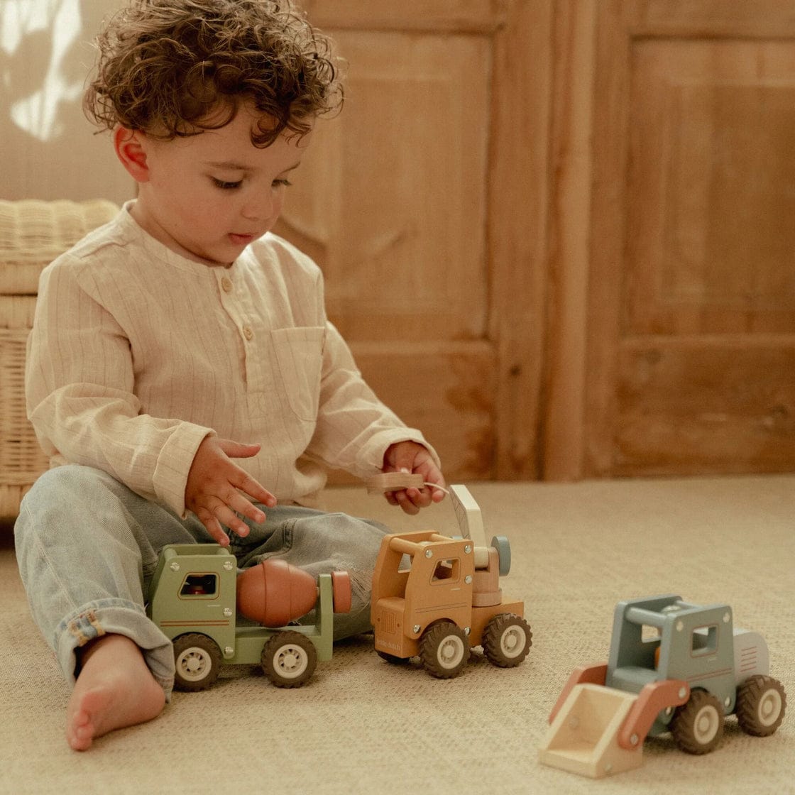 Little Dutch: Houten hijskraan
