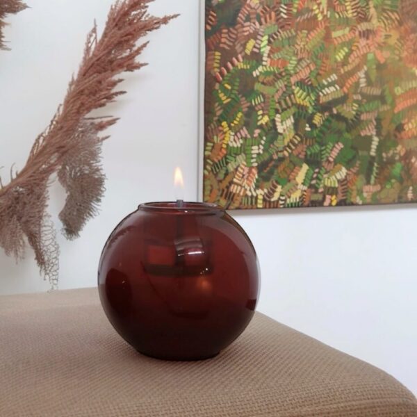 Tenderflame kaars: Globus 10 'Amber'