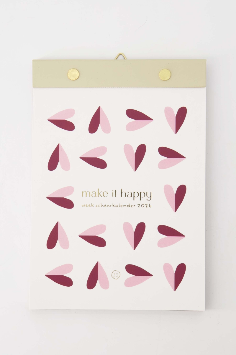 Zusss: Scheurkalender 'Make it happy'