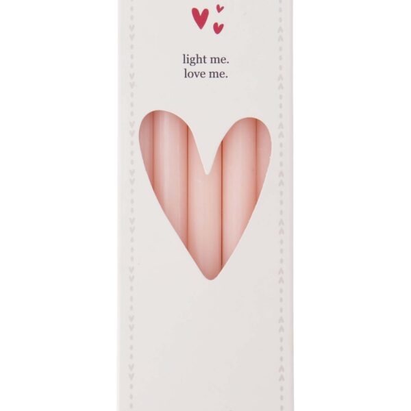 Zusss: Doosje met 10 smalle kaarsjes roze