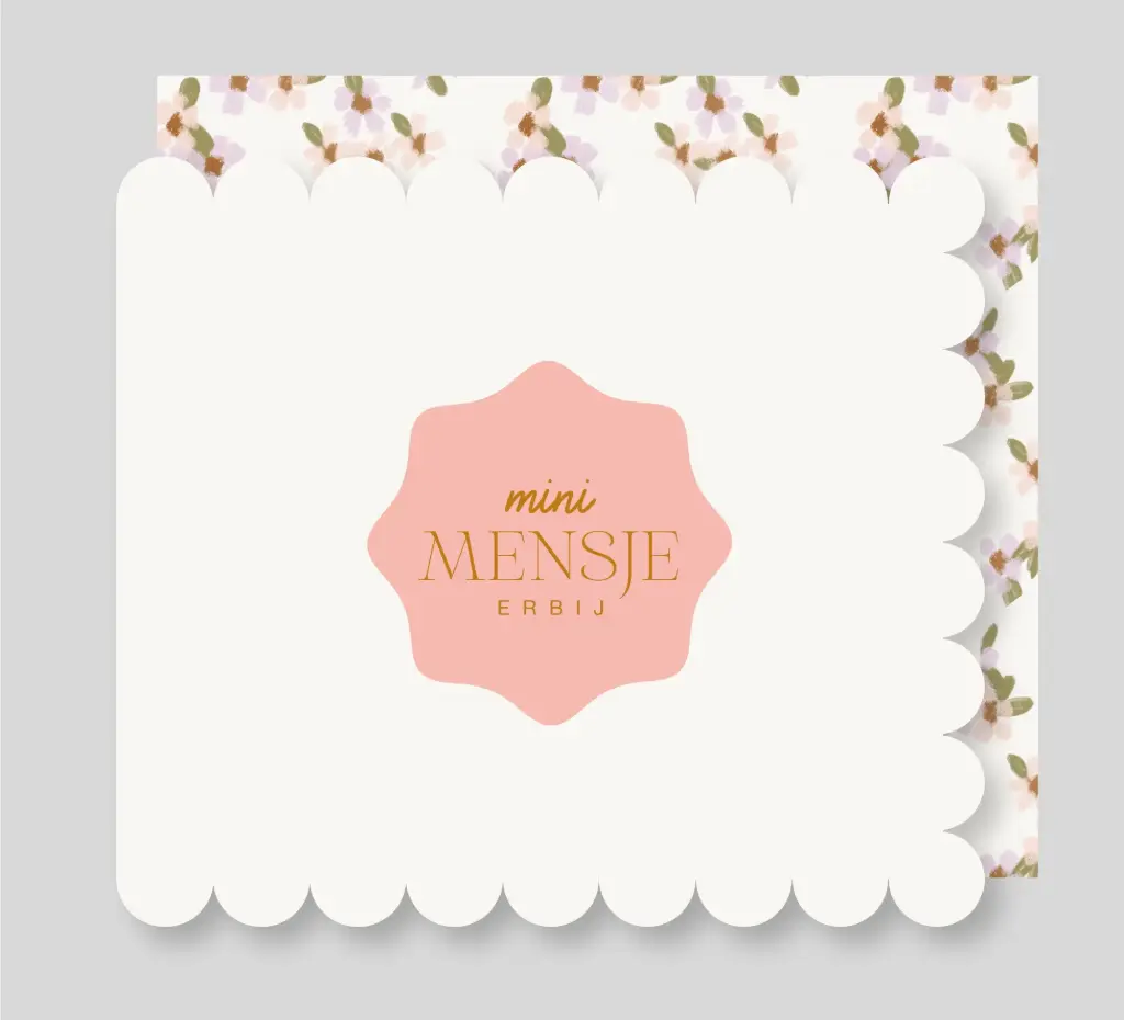 Kaartje 'La Mie': Mini mensje erbij