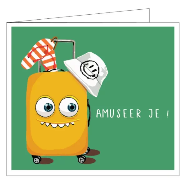 Kaartje mailbox: 'Amuseer je!'