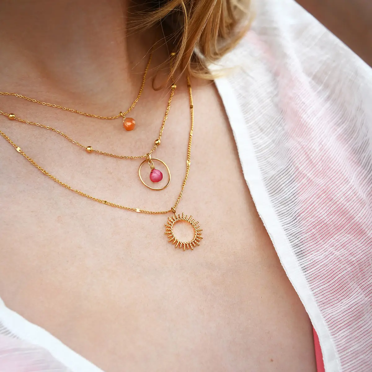 Vinoos: Wine Jewellery: Ketting 'Cherish you'