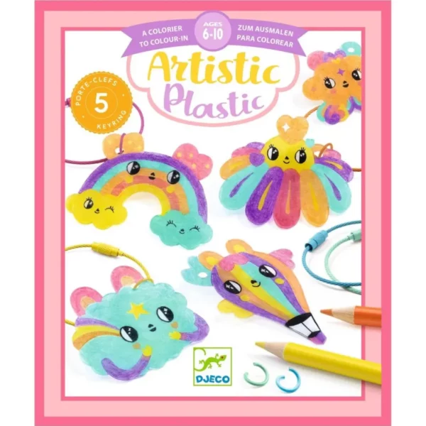 Djeco: Knutselset 'Kawaii sleutelhangers'