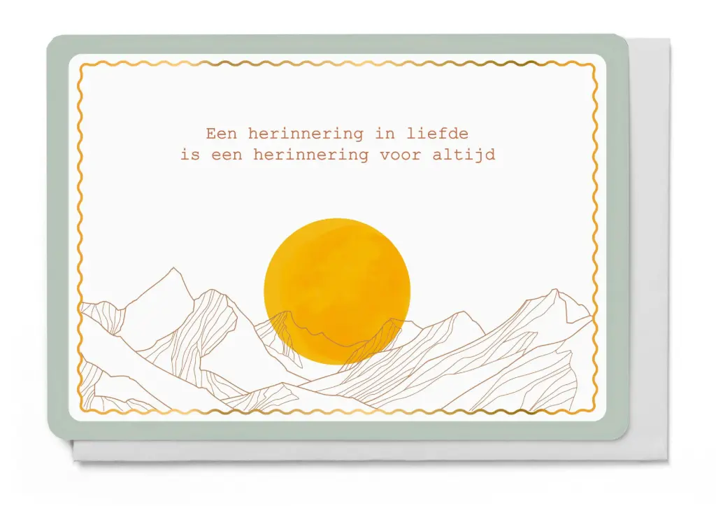 Kaartje Enfant Terrible LM: Een herinnering in liefde