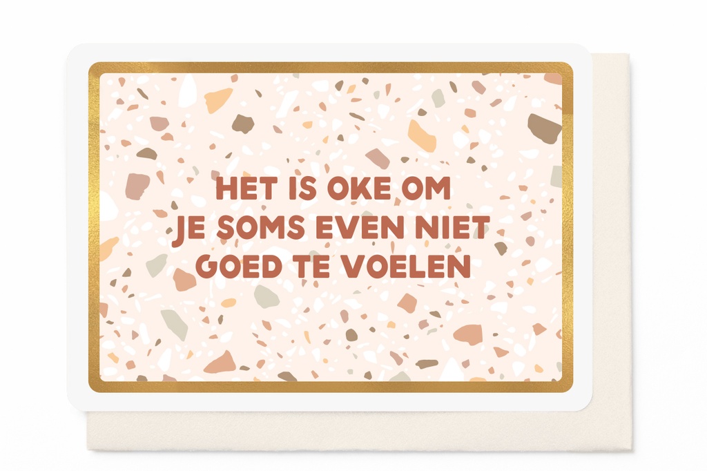 Kaartje Enfant Terrible LM: Het is oké