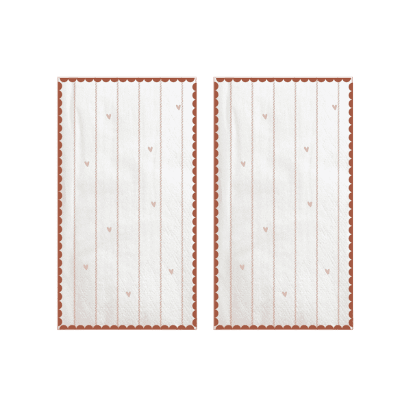 Zusss: Servetten 'Hartjes rood'