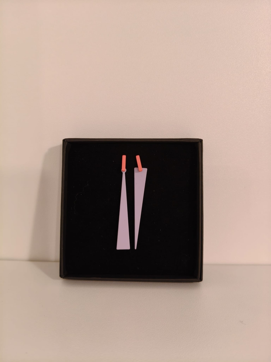 MBE: Stekers driehoeken lila/oranje