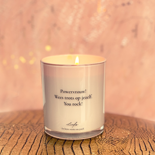 My flame: sojakaars 'Powervrouw, wees trots'