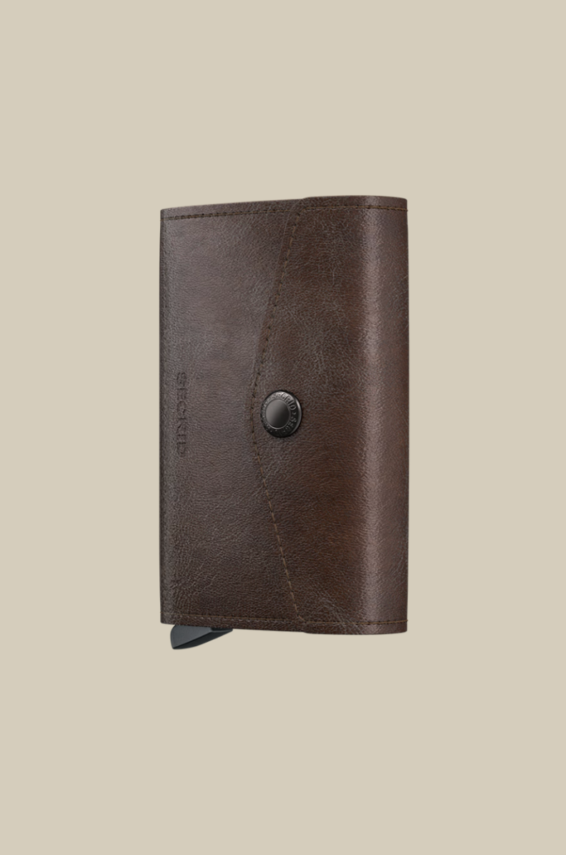 Secrid envelope wallet: 'Vintage chocolate'