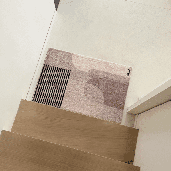 Mad About Mats: 'Arda': Dusty pink print