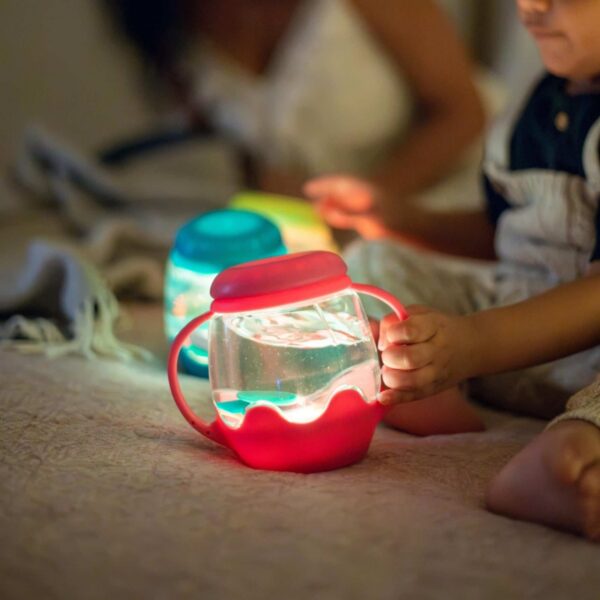 Glo Pals: 'MINI Sensory play jar' roos