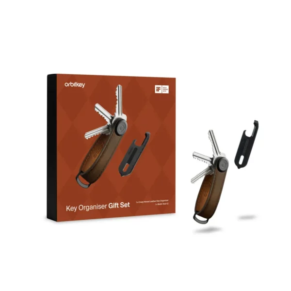 Orbitkey: Giftset 'Oak Key organiser + multitool'
