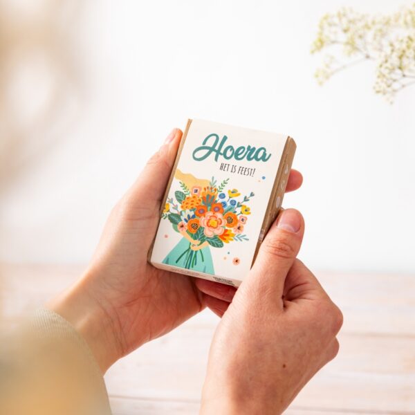 Blossombs: Mini giftbox 'Hoera het is feest'