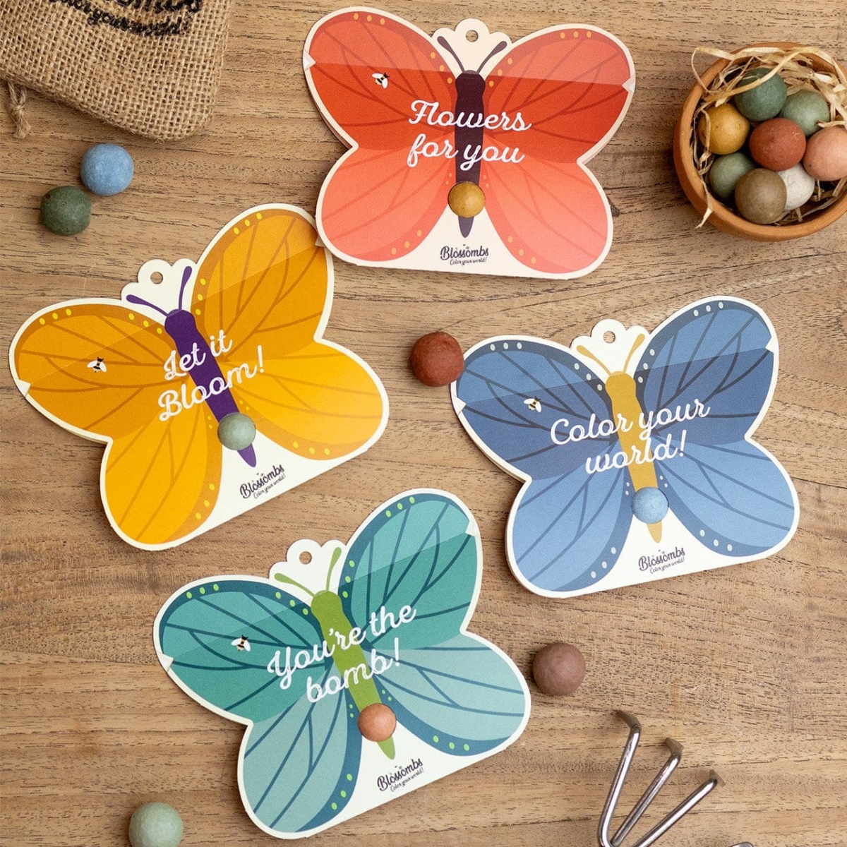 Blossombs: Vlinder 'Color your world'