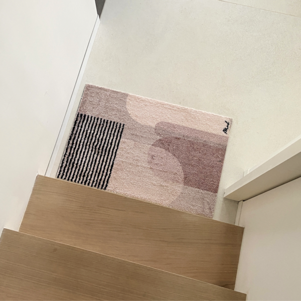 Mad About Mats: 'Arda': Dusty pink print
