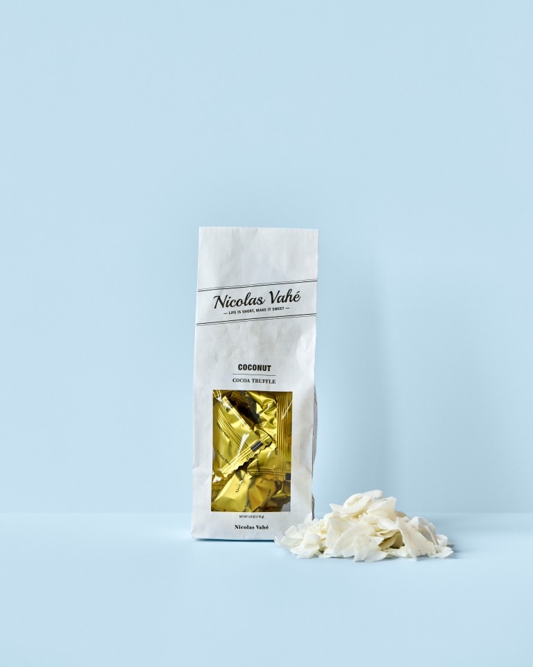 Nicolas vahé: Truffels kokos en crunch